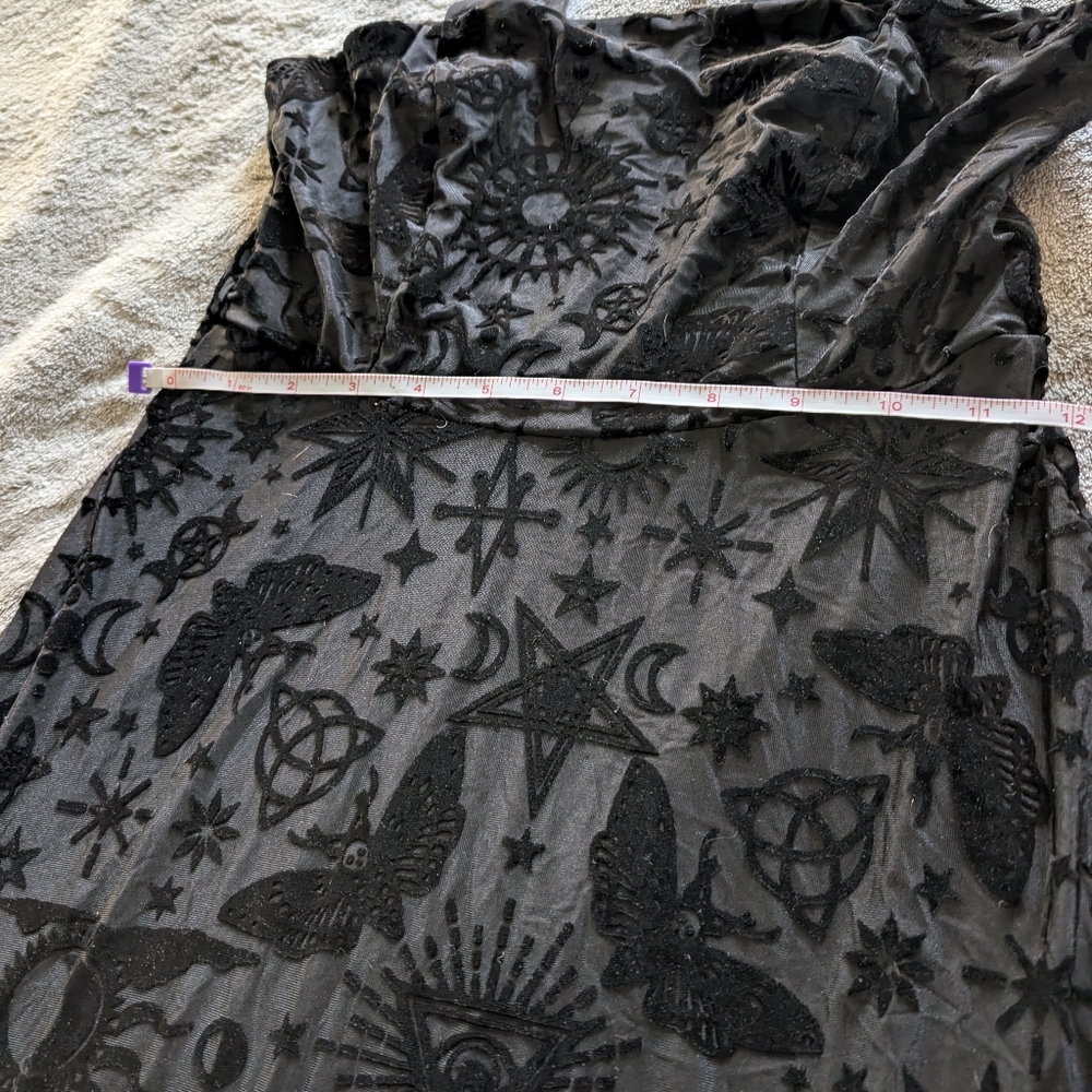 Blackmilk Burned Velvet Spell Harness Maxi Dress - Picture 3 of 8